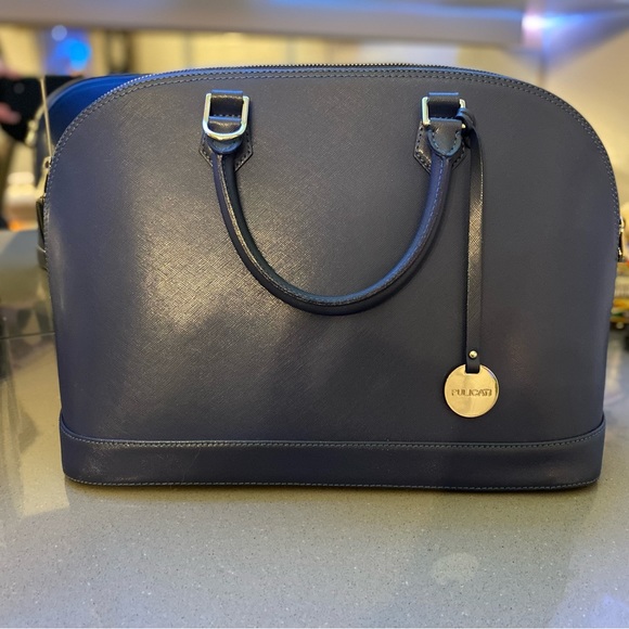 Original Pulicati bag, genuine leather, bleu - Picture 6 of 6